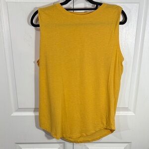 Lululemon Athletica Sunlit Yellow Muscle Tee